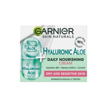 GARNIER SKIN NATURALS HYALURONIC ALOE veido kremas, 50 ml