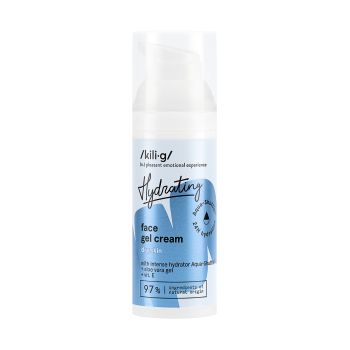KILIG HYDRATING intensyviai drėkinantis kremas - želė sausai veido odai prižiūrėti, 50 ml