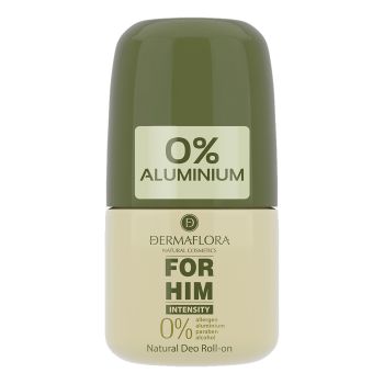 DERMAFLORA FOR HIM INTENSITY rutulinis vyrų dezodorantas, 50 ml