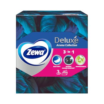 ZEWA DELUXE vienkartinės nosinaitės (60 vnt.)