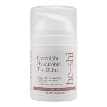 HE - SHI OVERNIGHT HYALURONIC veido savaiminio įdegio balzamas, 50 ml