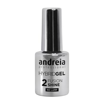 ANDREIA HYBRID GEL FUSION SHINE viršutinis hibridinio nagų lako sluoksnis, 10,5 ml