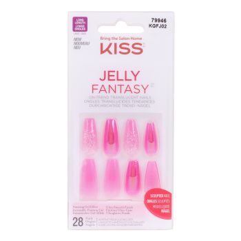 KISS JELLY FANTASY priklijuojami nagai (28 vnt.)