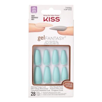 KISS GEL FANTASY HIGH VOLUME GEL priklijuojami nagai (28 vnt.)