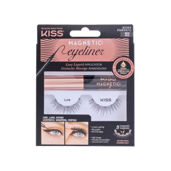 KISS MAGNETIC magnetinės dirbtinės blakstienos ir magnetinė akių kontūro plunksnelė