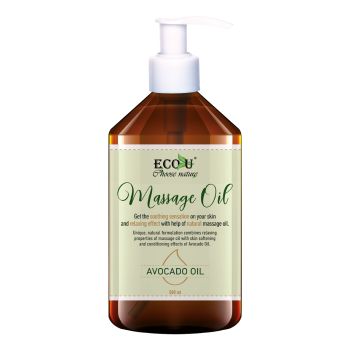 ECOU AVOCADO OIL masažo aliejus, 500 ml