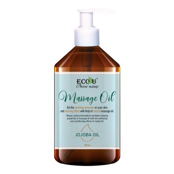 ECOU JOJOBA OIL masažo aliejus, 500 ml