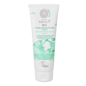 LITTLE SIBERICA BIO BABY SOOTHING 5-IN-1 vaikų kremas, 75 ml