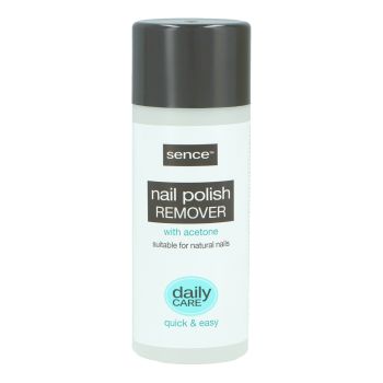 SENCE BEAUTY nagų lako valiklis su acetonu, 200 ml