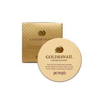 PETITFEE GOLD & SNAIL HYDROGEL paakių kaukė (1,4 g x 60 vnt.)