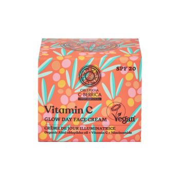 NATURA SIBERICA OBLEPIKHA C-BERRICA VITAMIN C dieninis veido kremas, 50 ml