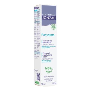EAU THERMALE JONZAC REHYDRATE EXTRA-RICH MOISTURIZING kremas, 50 ml