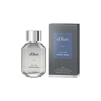 S.OLIVER FOLLOW YOUR SOUL tualetinis vyrų vanduo, 30 ml