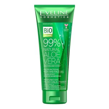 EVELINE BIO 99% NATURAL ALOE VERA kūno ir veido želė, 250 ml