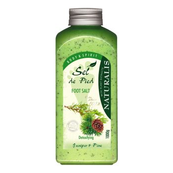 NATURALIS FOOT JUNIPER & PINE pėdų druska, 1000 g