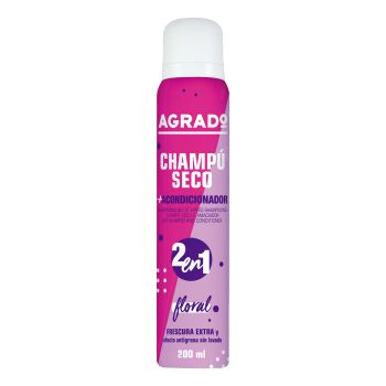 AGRADO FLORAL 2 IN 1 sausasis plaukų šampūnas ir kondicionierius, 200 ml