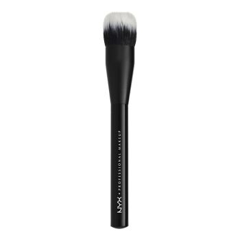 NYX PROFESSIONAL MAKEUP dvigubo pluošto šepetėlis skystai pudrai tepti