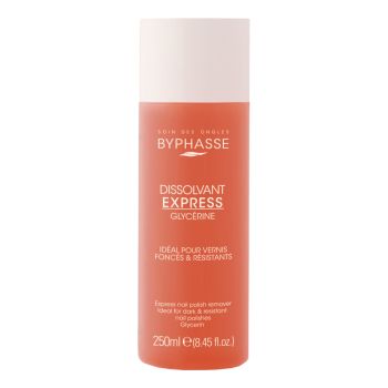 BYPHASSE EXPRESS nagų lako valiklis, 250 ml