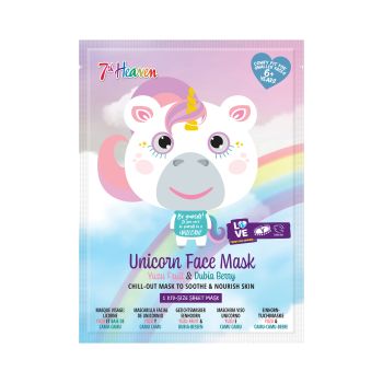 7TH HEAVEN UNICORN vaikų veido kaukė