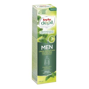 BYLY MENTA vyrų depiliacinis kūno kremas, 200ml