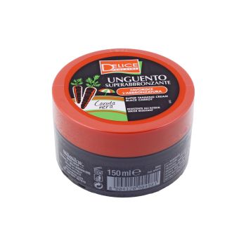 MIL MIL DELICE SOLAIRE CAROTA NERA kūno įdegio kremas, 150 ml