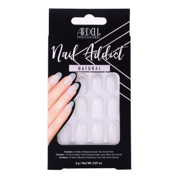 ARDELL ADDICT NATURAL OVAL priklijuojami nagai