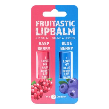 2K FRUITASTIC RASPBERRY & BLUEBERRY lūpų balzamas (2 x 4.2 g)