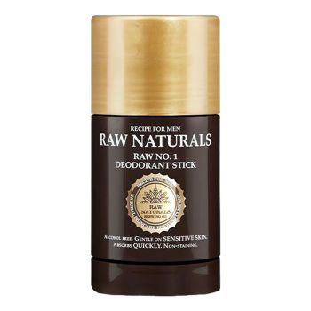 RAW NATURALS pieštukinis vyrų dezodorantas, 75 ml