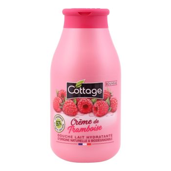 COTTAGE LAIT HYDRATANTE FRAMBOISE dušo pienelis, 250 ml