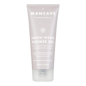 MAN CAVE HINOKI WOOD dušo želė, 200 ml