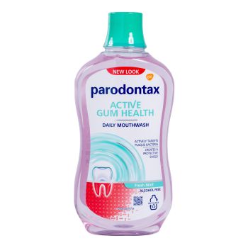 PARODONTAX DAILY GUM CARE FRESH MINT burnos skalavimo skystis, 500 ml