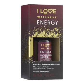 I LOVE WELLNESS ENERGY natūralių eterinių aliejų derinys, 10 ml