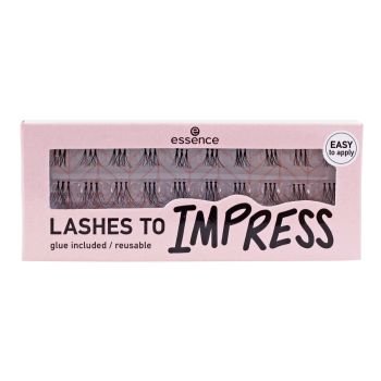 ESSENCE IMPRESS dirbtinių blakstienų kuokšteliai