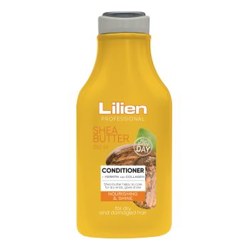 LILIEN SHEA BUTTER plaukų kondicionierius, 350 ml
