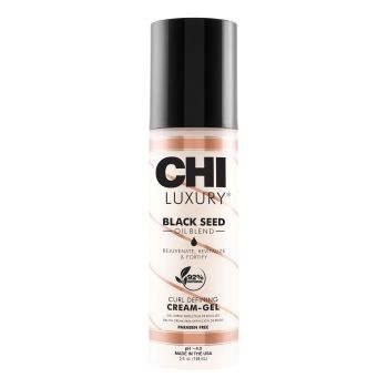 CHI LUXURY BLACK SEED OIL garbanotų plaukų kremas želė, 148 ml