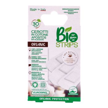 BIO ORGANIC COTTON pleistrų rinkinys (30 vnt.)