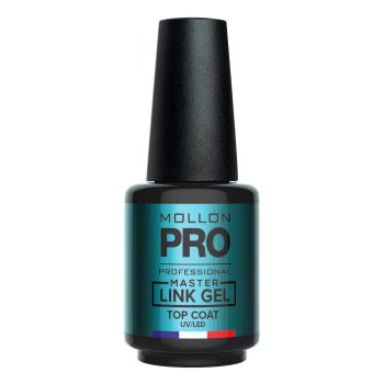 MOLLON MASTER LINK GEL viršutinis gelinio nagų lako sluoksnis, 12 ml