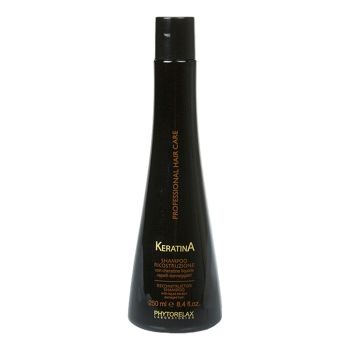 PHYTORELAX KERATINA RECONSTRUCTOR plaukų šampūnas, 250 ml