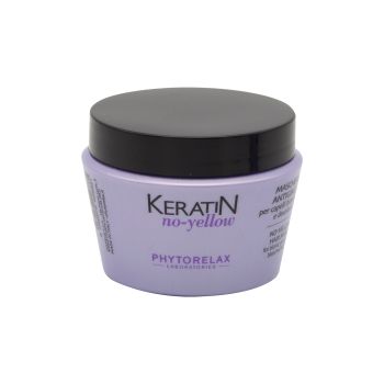 PHYTORELAX KERATIN NO-YELLOW plaukų kaukė, 250 ml