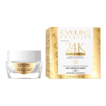 EVELINE PRESTIGE 24K SNAIL & CAVIAR dieninis veido kremas, 50 ml