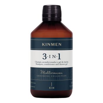 KINMEN 3 IN 1 plaukų šampūnas, kondicionierius ir dušo želė, 300 ml