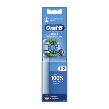 ORAL-B PRECISION CLEAN keičiamosios dantų šepetėlio galvutės (2 vnt.)