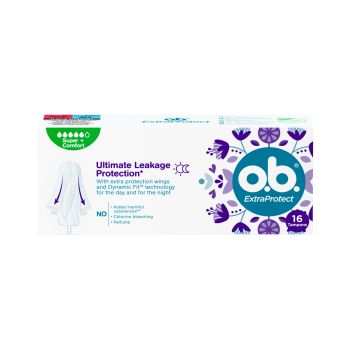 O.B. EXTRA PROTECT SUPER + COMFORT tamponai (16 vnt.)
