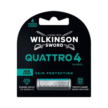 WILKINSON QUATTRO TITANIUM peiliukai (4 vnt.)