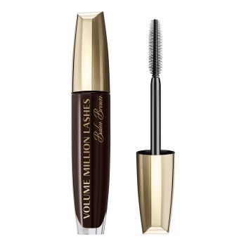 L'OREAL VOLUME MILLION LASHES BALM BROWN blakstienų tušas, 8,9 ml