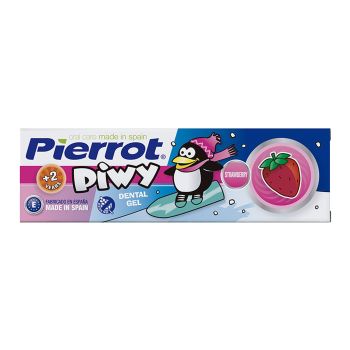 PIERROT PIWY STRAWBERRY vaikų dantų želė, 75 ml