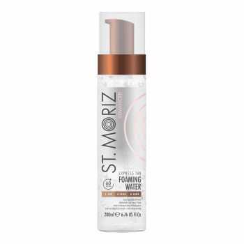 ST.MORIZ ADVANCED EXPRESS TAN FOAMING putojantis savaiminio įdegio vanduo, 200 ml