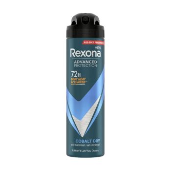 REXONA COBALT DRY purškiamasis vyrų dezodorantas antiperspirantas, 150 ml