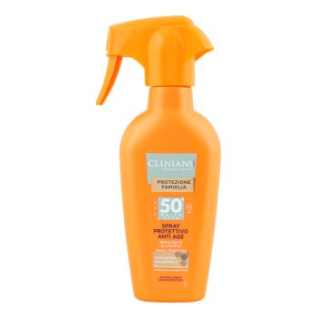 CLINIANS PROTETTIVO ANTI AGE SPF50 apsauginis kūno pienelis nuo saulės, 250 ml