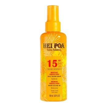 HEI POA MONOI SUNCARE OIL SPF15 apsauginis kūno aliejus nuo saulės, 150 ml
